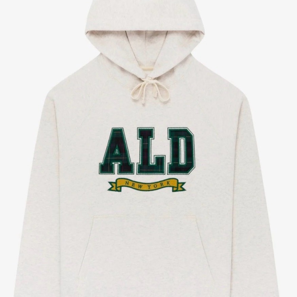 Aime Leon Dore Plaid Appliqué ALD hoodie sweatshirt size M NWT - Picture 7 of 7